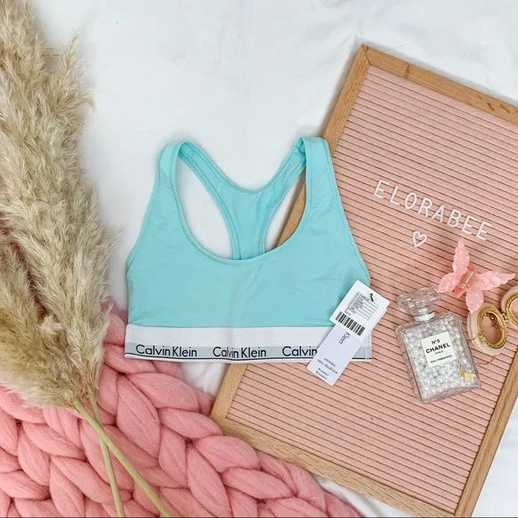 Sky Blue Bralette | Calvin Klein - Picture 1 of 3